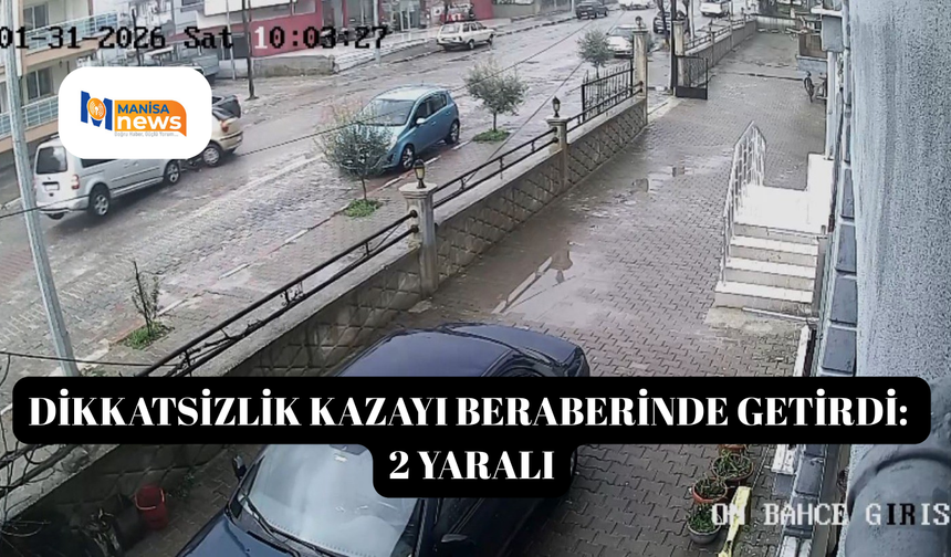 Dikkatsizlik kazayı beraberinde getirdi: 2 yaralı
