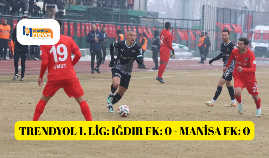 Trendyol 1. Lig: Iğdır FK: 0 - Manisa FK: 0