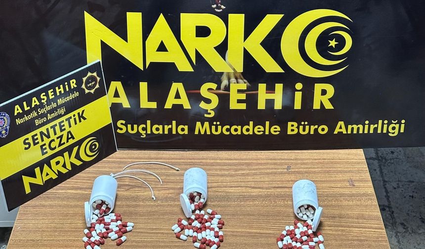 Alaşehir’de sentetik hap operasyonu: 1 tutuklama