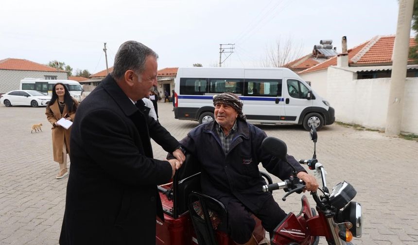 Başkan Balaban Yuntdağı'nda vatandaşlarla bayramlaştı