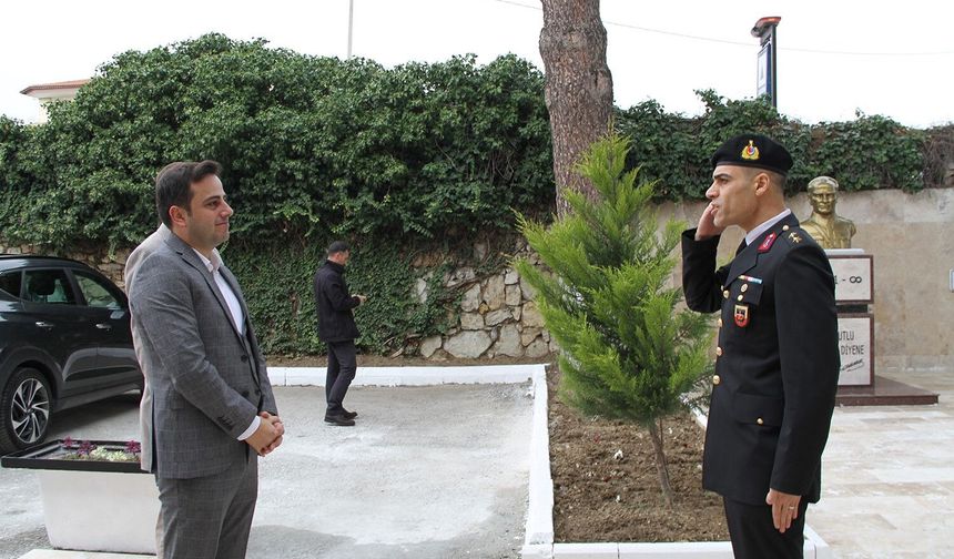 Kaymakam Altuntaş'tan kurumlara bayram ziyareti