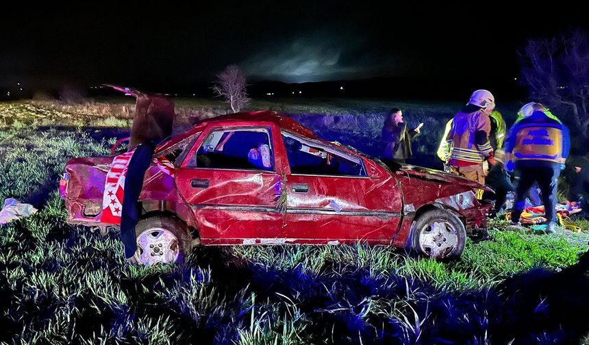 Bayram arifesinde feci kaza: 1 ölü, 1’i ağır 3 yaralı