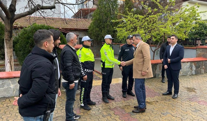 Kaymakam Dalak bayramda görev başındaki kamu personelini unutmadı