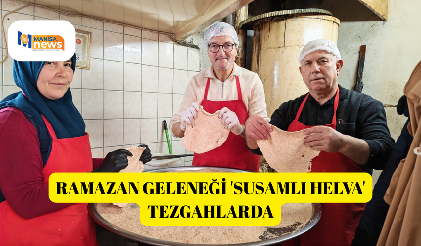 Ramazan geleneği 'Susamlı helva' tezgahlarda
