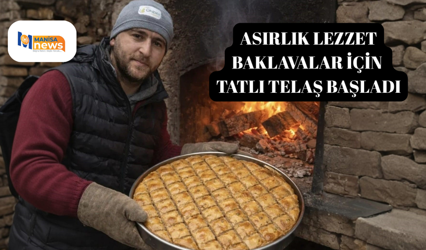 Asırlık lezzet baklavalar için tatlı telaş başladı
