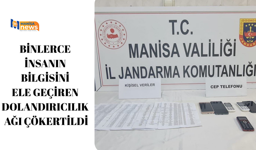 Binlerce insanın bilgisini ele geçiren dolandırıcılık ağı çökertildi