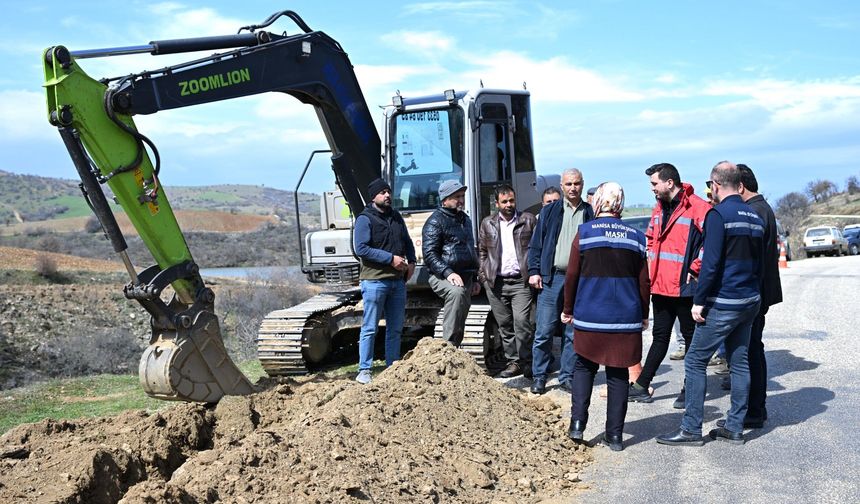 Kula'da 10 yıllık taşıma su çilesi son buluyor