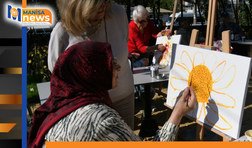 Emekli Kafe'de duygu dolu sergi