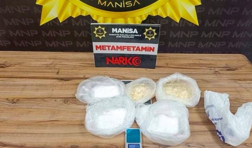 Manisa'da 2 kilo uyuşturucu ile yakalanan şüpheli tutuklandı