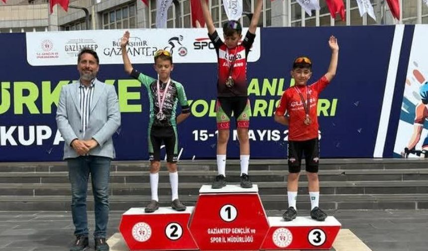 Akhisarlı pedallar Gaziantep’te zirveye çıktı
