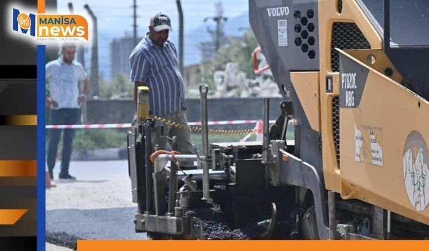 Turgutlu'da 3 bin tonluk asfalt hamlesi