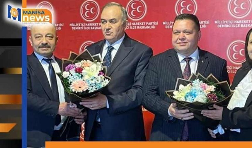 MHP Grup Başkanvekili Akçay, Demirci'de temaslarda bulundu