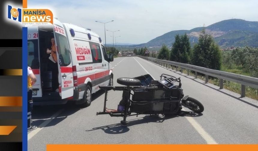 Tır ile elektrikli motor çarpıştı: 1 ölü 4 yaralı