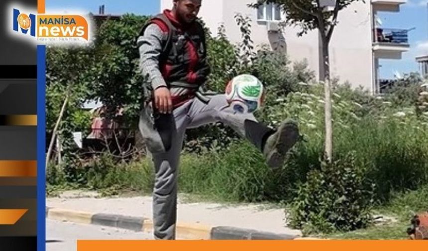 Kadınıyla erkeğiyle top sektirdiler, milli takıma moral verdiler