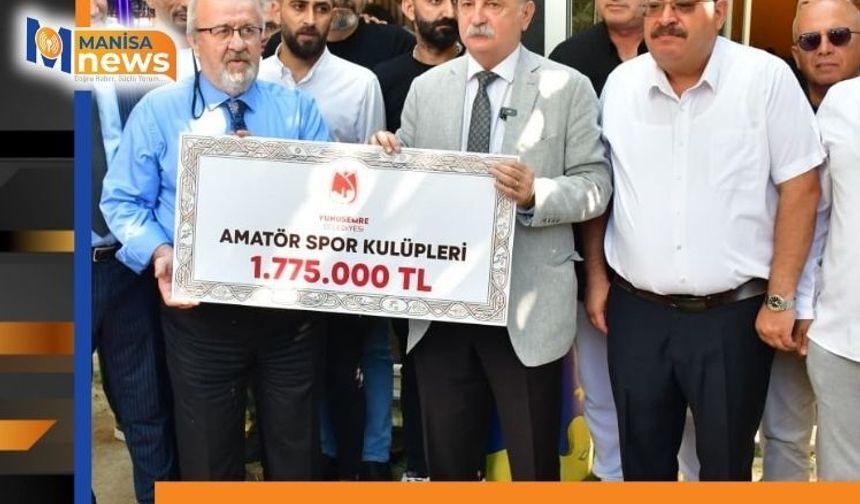 Yunusemre'den amatör spora 1 milyon 775 bin TL'lik destek