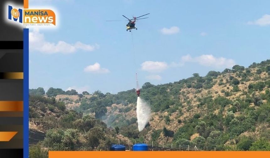 Makilik alanda başlayan yangın büyümeden söndürüldü
