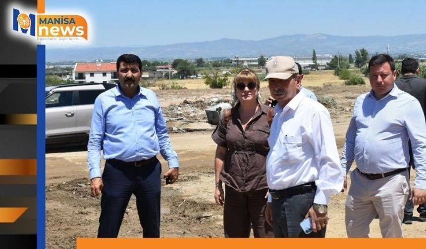 Manisa Büyükşehir Belediyesi Salihli'de yaraları sarıyor