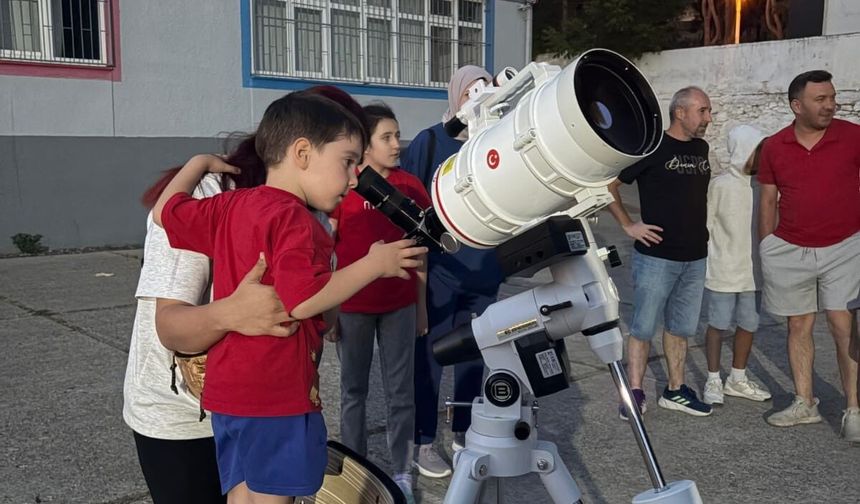 Bilim Demirci'de gökyüzü şöleni