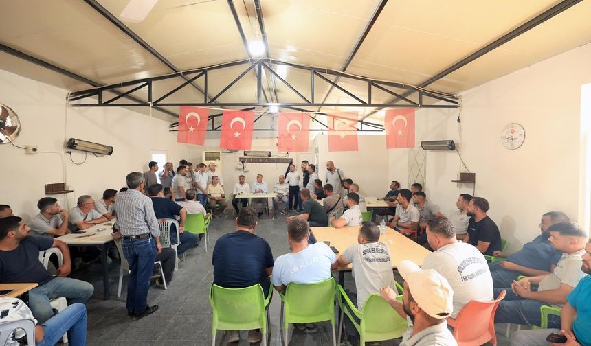Şehzadeler'de hizmetin nabzı şantiyede tutuldu