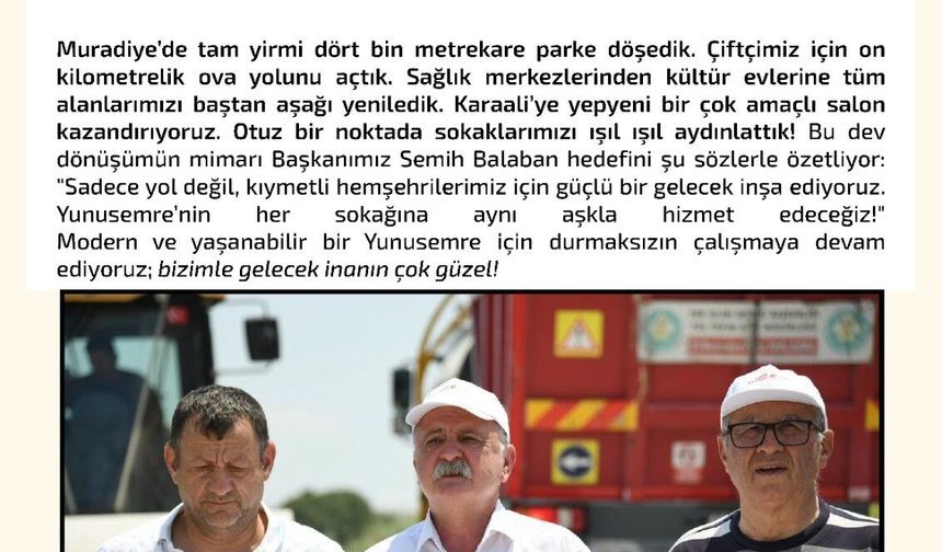 Yunusemre'nin yeni vizyonu dijitalde