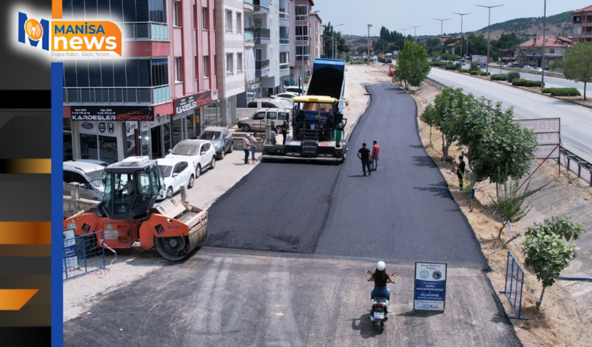 Kula'da yollar yenileniyor