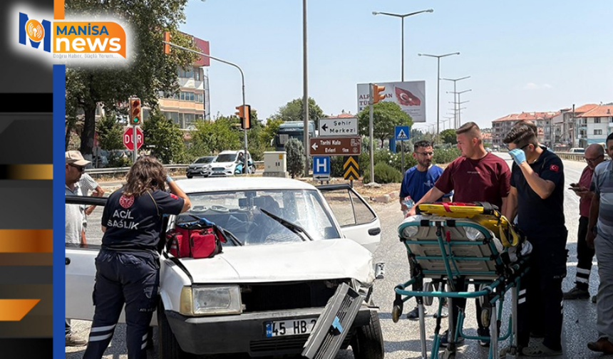 Otomobil ile tır kavşakta çarpıştı: 1 yaralı
