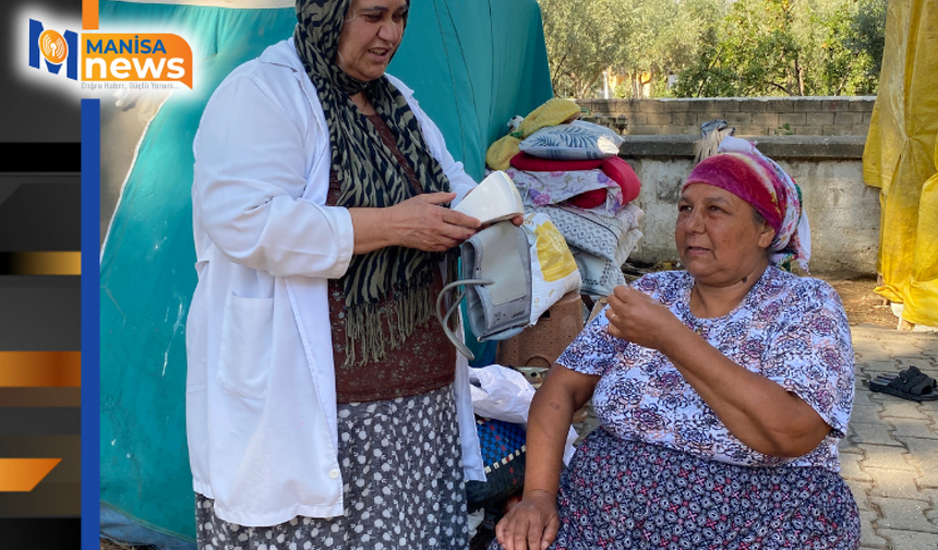 Mevsimlik işçilerin çadırında kanser taraması