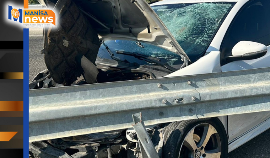 Otomobil motosiklete arkadan çarptı: 1 ölü 3 yaralı