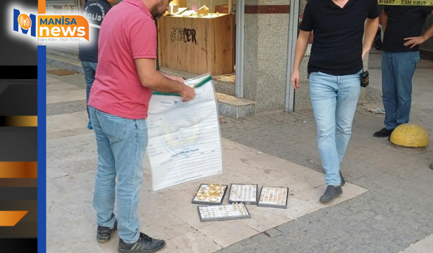Manisa’da kuyumcu dükkanında silahlı soygun girişimi: 2 yaralı