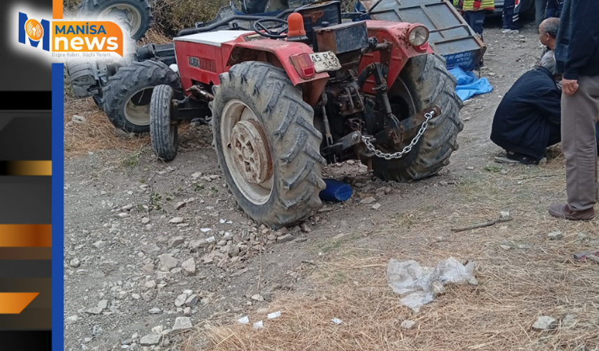 Manisa'da traktör devrildi: 2 ölü, 3 yaralı
