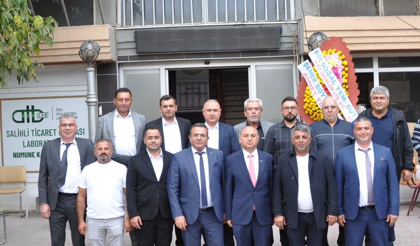 Salihli Ticaret Borsası’nda seçimi Yetiş Aksoy kazandı