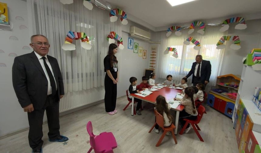 Sarıgöl’de miniklerin eğitim yuvasına ziyaret